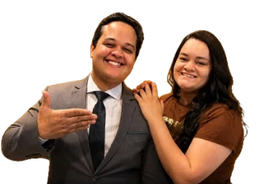 Vicente Júnior e Bruny Kellen, apresentadores do programa Conexão Apostólica